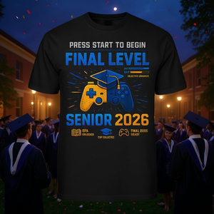 Maglietta a Maniche Lunghe per Gamer Senior 2026, Design per la Laurea di Livello Finale - Product Image 3