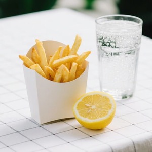 Boîte à frites biodégradable et recyclable avec logo personnalisé, plateau pour chips, boîte pour nuggets de poulet frit, boîte à snacks, restauration rapide - Product Image 3