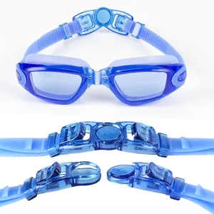 Gafas de natación panorámicas avanzadas directas de fábrica para adultos Gafas de natación de protección UV Silicona