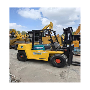 Chariot élévateur d'occasion original de fabrication japonaise Chariot élévateur diesel Komatsu 7 tonnes Chariot élévateur FD70-7 entrepôt Chariot élévateur FD70 - Product Image 6