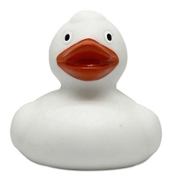 Canard en caoutchouc lesté numéroté course canards jaunes flottants en plastique impression de logo jouet de bain canard en caoutchouc