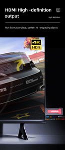 Hicyber 40 3D มินิคอนโซล4K HD, สติ๊กเกม GD30ย้อนยุคคอนโซลเกมคอนโซลเกม - Product Image 4