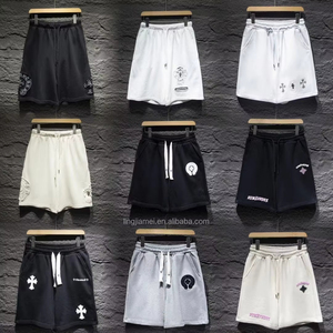All'ingrosso pantaloni sportivi di lusso elasticizzati in cotone 100% di alta qualità, pantaloncini da uomo essenziali - Product Image 1