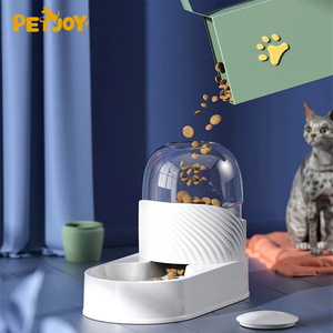 Distributeur automatique d'eau et <span class=keywords><strong>de</strong></span> nourriture pour animaux <span class=keywords><strong>de</strong></span> compagnie, écologique, en plastique, avec <span class=keywords><strong>fontaine</strong></span> à eau pour chatons et chiots, capacité <span class=keywords><strong>de</strong></span> 2 L, étanche - Product Image 1