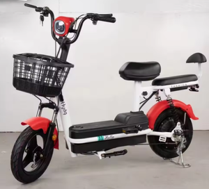 Bicicleta Eléctrica Ligera de 48V para Adultos, con Canasta Delantera y Amortiguador Trasero, Mini Scooter - Product Image 2