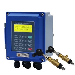 Insertion Wall Mount Ultrasonic Water Flow Meter Price DN15-DN6000 TBF-2000SS