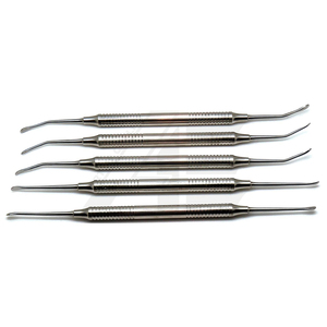 Elevador de senos nasales 10 piezas Elevadores de osteótomos de implantes óseos Limpieza y llenado de doble extremo Instrumentos de acero inoxidable - Product Image 6