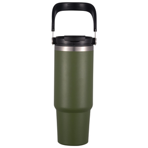 Cadeaux promotionnels <span class=keywords><strong>de</strong></span> lots en stock gobelet <span class=keywords><strong>de</strong></span> 30oz tasse <span class=keywords><strong>de</strong></span> voyage isolée sous vide à double paroi gobelet à café en vrac facile à transporter avec couvercle rabattable - Product Image 1