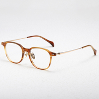 Shenzhen Spot rétro vente en gros à la mode acide acétique monture de lunettes en alliage de titane cadre optique Machine de fabrication