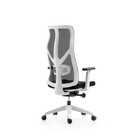 Chaise pivotante en maille ergonomique et pliable, siège de luxe, à dossier haut, pour atelier, fauteuil avec repose-pieds
