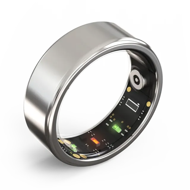 Smart Ring for Men Black Sleep Monitoring Fitness tracker Heart Rate Health Management Waterproof BT Sports Ring 2021