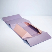 Boîte cadeau magnétique pliable de luxe personnalisée, boîte en carton rigide pliable avec aimant, emballage pour vêtements et chaussures