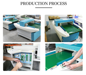 Double <strong>Detection</strong> Heads Needle Detector Conveyor Metal Detector for Garment Quilt Blanket - Product Image 5