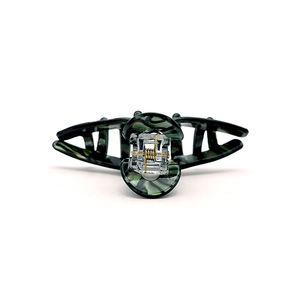 CANYUAN klip rambut hiu PVC asetat berongga 7.5cm gaya Korea LOGO kustom kreatif klip cakar warna cangkang kura-kura wanita - Product Image 5