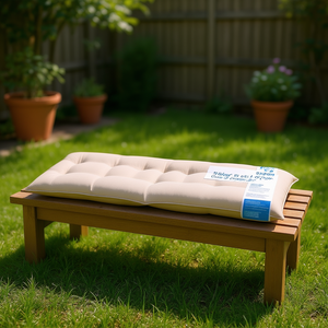 เบาะรองนั่งกลางแจ้ง Bes Company ขนาด 59.1x19.7x2.8 นิ้ว สีเบจ ผ้า Oxford กันน้ำ แบบเย็บติดกัน เหมาะสำหรับใช้ในสวน - Product Image 2