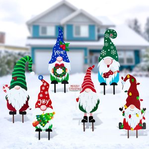 Lot de 6 Décorations de Jardin en Métal pour Halloween et Noël : Gnomes et Grappes de Vigne pour Décoration de Jardin et de Cour - Product Image 1
