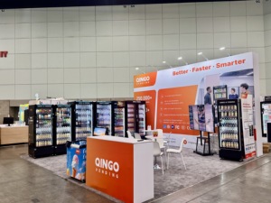 AI Vending Machine 418L Smart Open Door Fridge 580L Capacity Option Available Snack Vending Machine - Product Image 6