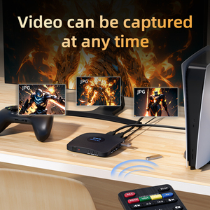 Unisheen ur300 4K30 FHD ghi âm HDMI VGA YPbPr AV quay video di động hỗ trợ OBS VMIX vlc potplayer trực tuyến - Product Image 6