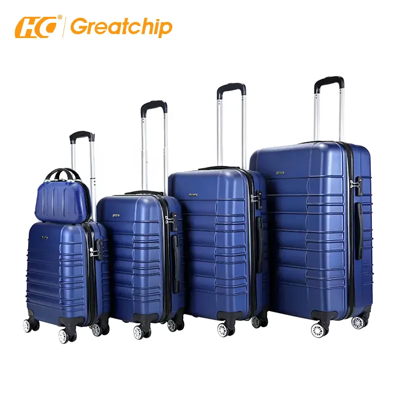 Vendita calda di disegno semplice borsa da viaggio ABS bayer carry-on trolley carry-on valigie borse da viaggio dei bagagli set