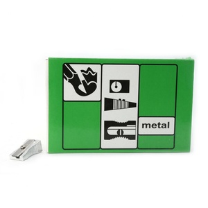 Taille-crayon miniature en alliage d'aluminium à un trou biseauté, modèle standard n° 1002, pour étudiants - Product Image 5