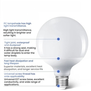 <span class=keywords><strong>Ampoule</strong></span> LED Dragon Ball E27 à changement de couleur tricolore, économe en énergie, G80 G95 G120, culot E27, 7W 12W 15W 18W 24W, version globale - Product Image 6