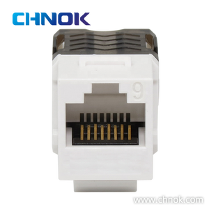 UTP Cat6a Modularer Anschluss US-Typ Frontplatte Keystone-Buchse 19-Zoll-Patchpanel Modularer Anschluss - Product Image 2