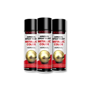 Automatic Metallic Reflective Aerosol Car Automatic Metal Spray Paint Painting with Metallic Color