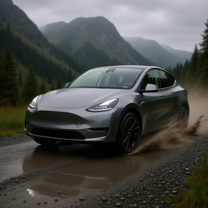 Guardabarros para Tesla Model Y, Protectores Contra Salpicaduras de Plástico Negro, Reemplazo Sin Perforación, Protección Contra Sedimentos para Vehículos, Accesorios para Camiones - Product Image 2