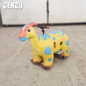 Pequeño Dinosaurio Montable para Niños para Centros Comerciales, Eventos Públicos y <span class=keywords><strong>Parques</strong></span> <span class=keywords><strong>de</strong></span> Aventuras, Hecho <span class=keywords><strong>de</strong></span> Metal Resistente - Product Image 5