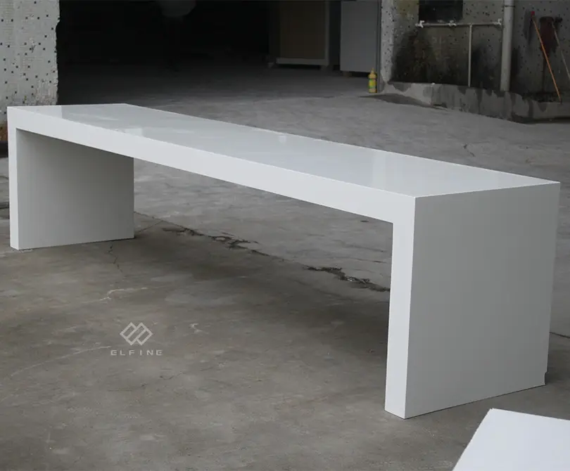 Diseño moderno 10 plazas de bar mesa de comedor de mesa de café