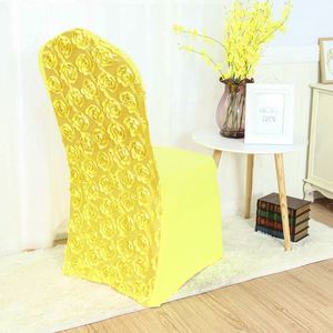 Fundas de Silla y Cubiertas de Mesa de Spandex con Diseño de Rosas, Venta al Por Mayor de Fábrica, Económicas, para Decoración de Eventos y Bodas - Product Image 6