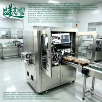 Machine automatique d'inspection et de tri des œufs avec détection visuelle par IA, pesage précis et élimination des œufs défectueux