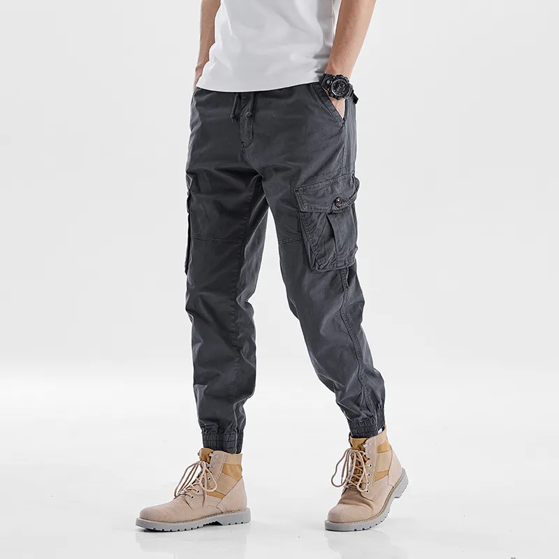 Customized Cargo Pants For Men's Outdoor Casual Pants With Multiple Pockets And Long Pants Plus Size