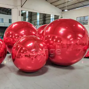 Ange inflatable big shiny ball, Chrome Balloon, Inflatable Mirror Ballon for hanging or standing used