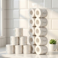 Papier toilette en rouleau en pâte de bois vierge non fluorescente, taille personnalisée, OEM ODM, meilleur prix, fabrication chinoise