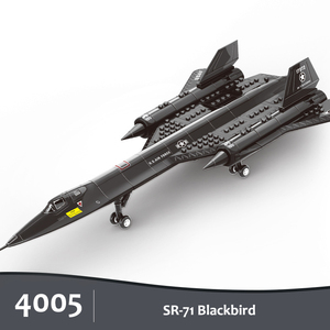 <span class=keywords><strong>Serie</strong></span> militar 4005, modelo MOC BLACKBIRD, 183 Uds., ensamblaje educativo de partículas pequeñas, juego de bloques de construcción para niños - Product Image 2