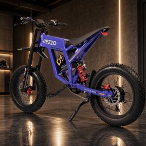 Vélo tout-terrain robuste 1500W 60V 30Ah HEZZO D5, cadre en aluminium haute capacité, vélo utilitaire de montagne, produits les plus vendus - Product Image 1