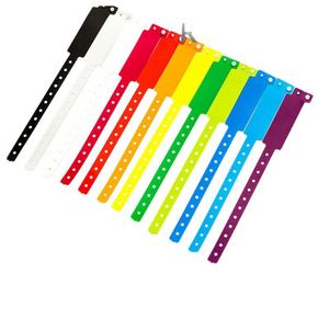 Bracelets jetables imperméables et résistants à la transpiration en PVC synthétique autocollants pour l'identification lors de marathons, bars, fêtes et événements - Product Image 2