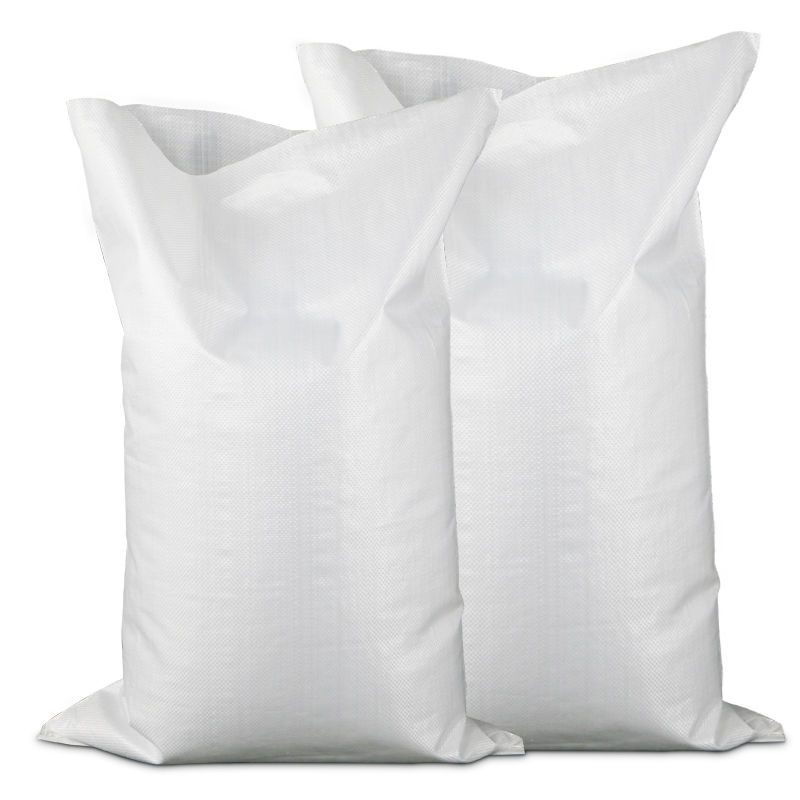 100% PP tái chế polypropylene 25kg 50 kg poly dệt túi đường ngô bột phân bón hạt giống PP dệt đóng gói 50 kg gạo Bao