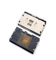 MUP Bestseller Reverse IC-Kartenanschluss 8-Pin SMT-Typ PCB Smart Card Sockel für IoT-Terminal-Verschlüsselungsmodul-Schnittstellen