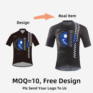 Maillot <span class=keywords><strong>de</strong></span> cyclisme <span class=keywords><strong>homme</strong></span> Aero Race Fit pour vélo <span class=keywords><strong>de</strong></span> route, manches courtes, anti-humidité, respirant, poche zippée, UPF50, vêtements <span class=keywords><strong>de</strong></span> cycliste, fabrication usine - Product Image 6