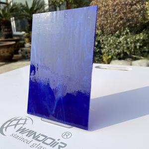 WANDIOR من الصين الصانع كاتدرائية الزجاج الأزرق مختلط اللون الملون لوح زجاج - Product Image 2