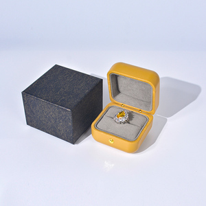 Custom Plastic Square Jewelry Packaging <b>Box</b> for <b>Earrings</b> Rings Necklaces Bracelets-Wedding <b>Gift</b> with Printed Design - Product Image 2