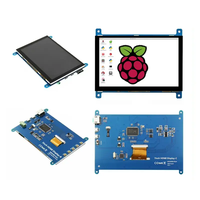 Módulo TFT IPS TFT LCD de 5 pulgadas, placa controladora de pantalla táctil capacitiva de 800x480, para Raspberry Pi