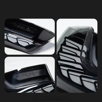Feux arrière GTS HETOP G20 G28 améliorés, clairs, pour BMW Série 3 2019-2022, M3, 320i, 325i, 330i, DRL, motif écailles de dragon