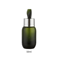 Flacon en verre pour huile essentielle de 15 ml, 30 ml, 3 oz, 2 oz, 100 ml, flacon boston doré pour sérum liquide