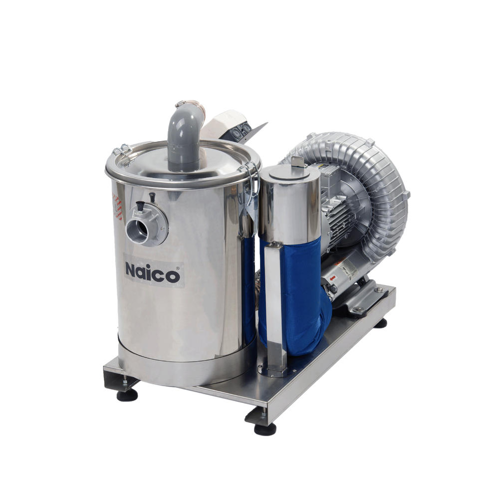 Máy hút bụi công nghiệp NAICO NT30-E 380V 3 pha nhỏ gọn, loại cố định, làm sạch thủ công, tiếng ồn thấp 1.1/2.2/3.0KW 30L