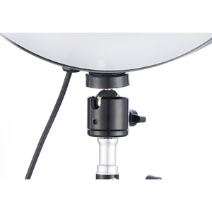 Anneau lumineux LED professionnel pour studio photo avec filtre, miroir et trépied – Lampe annulaire LED pour la photographie - Product Image 5