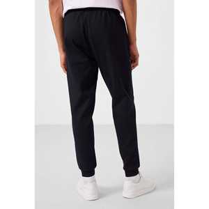 Pantalones Deportivos Azul Marino para Hombre, Cintura Elástica, Tela Transpirable Informal - Product Image 1