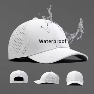 Casquettes de golf et casquettes de baseball personnalisées avec logo, 5 panneaux, imperméables, perforées au laser - Product Image 4
